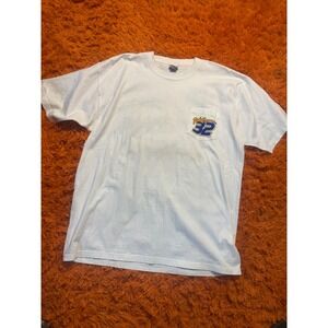 Vintage Ricky Craven 32 Tide Racing NASCAR T-Shirt Racing Champions White XL